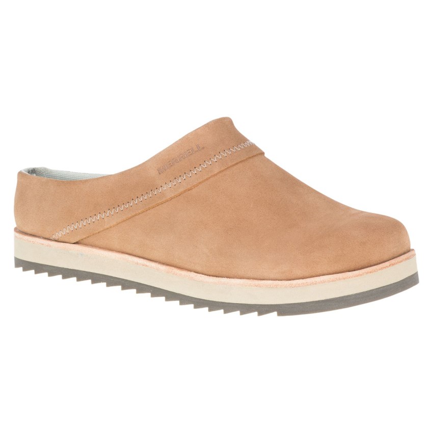 Sabots Merrell Juno Clog Suede Marron Clair Femme | B.A.MLMP